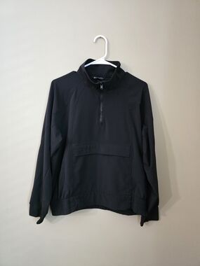 Athleta Black Performance Pullover Jacket Women Size M